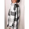 thumbnail image 2 of Camisas de abrigo a cuadros de moda para mujer, abrigo informal con estampado de cuadros, abrigo informal para mujer, camisas con bolsillo para mujer, abrigo probado profesionalmente, 2 of 6