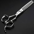 thumbnail image 5 of Juego de tijeras profesionales de 15 cm para cortar el cabello, tijeras de barbero japonesas de acero inoxidable con mango ergonómico., 5 of 5
