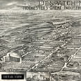 thumbnail image 2 of 1890 Despatch Rochester NY Map - Vintage Map of Rochester NY - History Map of  Despatch Rochester NY - Old Despatch Rochester NY Map Wall Art Poster, 2 of 8