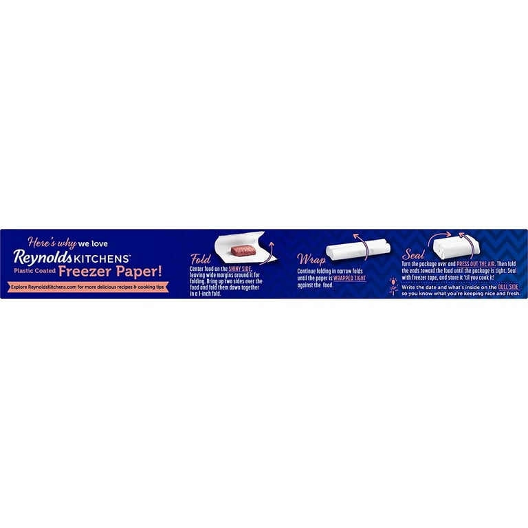  Reynolds Kitchens Plastic Coated Freezer Paper - 75 Square Feet  : Industrial & Scientific