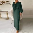 thumbnail image 2 of 2 Pcs Robes Musulmanes pour Femmes Abaya - Dubai Robe de Prière, Long Cardigan Robe Maxi, Confortable et Élégante, 2 of 5