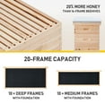 thumbnail image 6 of Complete Beekeeping 20 Frames Beehive Box Kit (10 medium 10 Deep ) Langstroth Bee Hive, 6 of 7