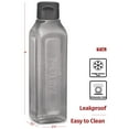 thumbnail image 5 of MILTON 17 oz Square Water Bottle Set 4 Pack Leakproof with Carry Strap Multicolor, 5 of 6