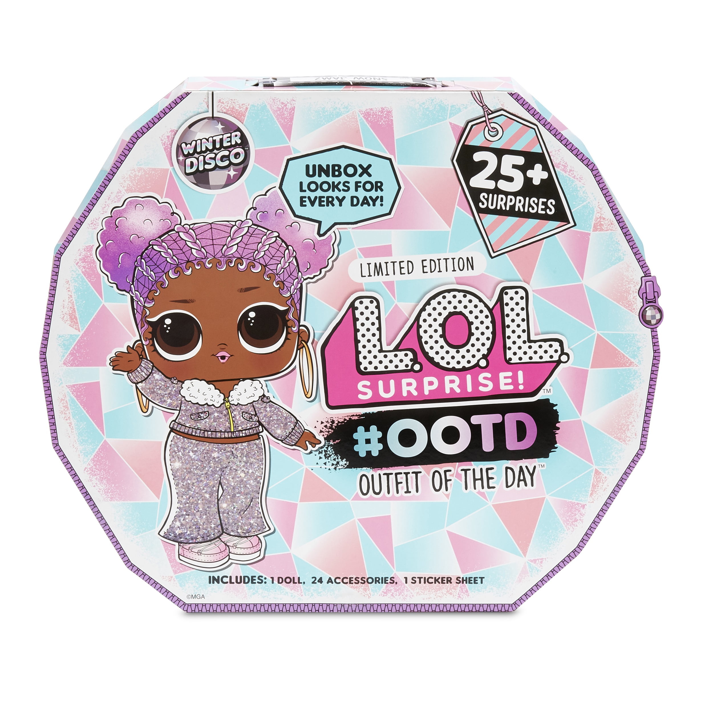 LOL Surprise OOTD Outfit Of The Day Winter Disco With Exclusive Doll 