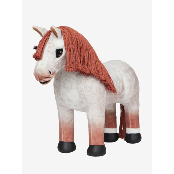 LeMieux Toy Pony Poppy - Strawberry Roan Pony - Includes Navy Branded Rug with Handle - Suitable for Ages 3 