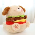 thumbnail image 4 of Divertido muñeco de peluche de perro hamburguesa con forma de perrito caliente, juguete creativo y bonito de simulación para niños, regalos de cumpleaños y Navidad., 4 of 5