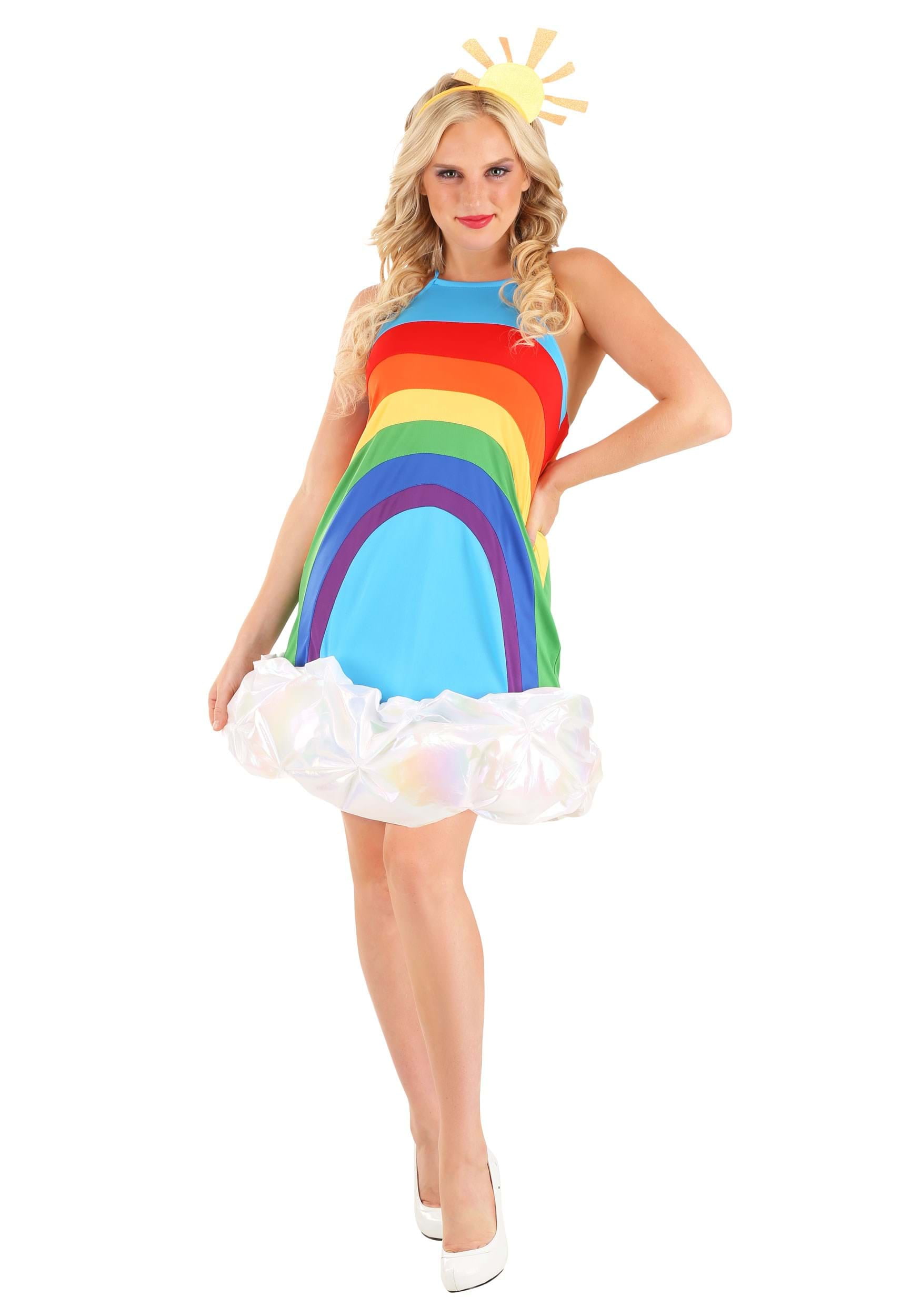 rainbow dress womens