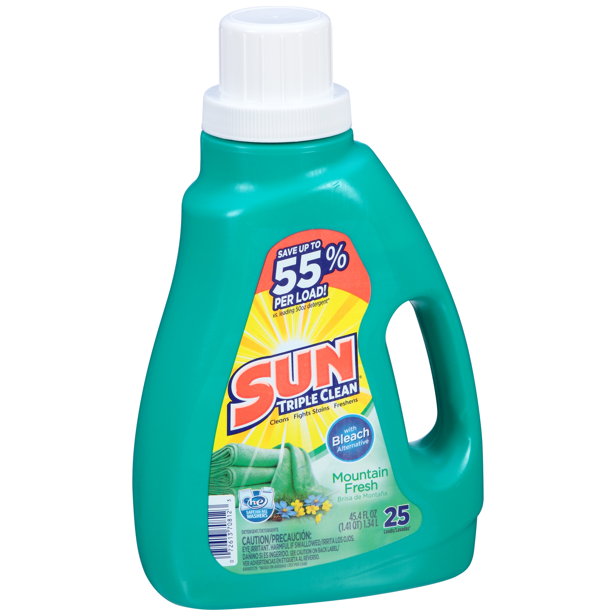 Sun® Triple Clean Mountain Fresh with Bleach Alternative Laundry