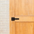 thumbnail image 4 of LOLIPPYY 1 Set Of Black Door Handles Aluminum Locking Wave Handle For Bathroom Door Matte Finish, 4 of 8