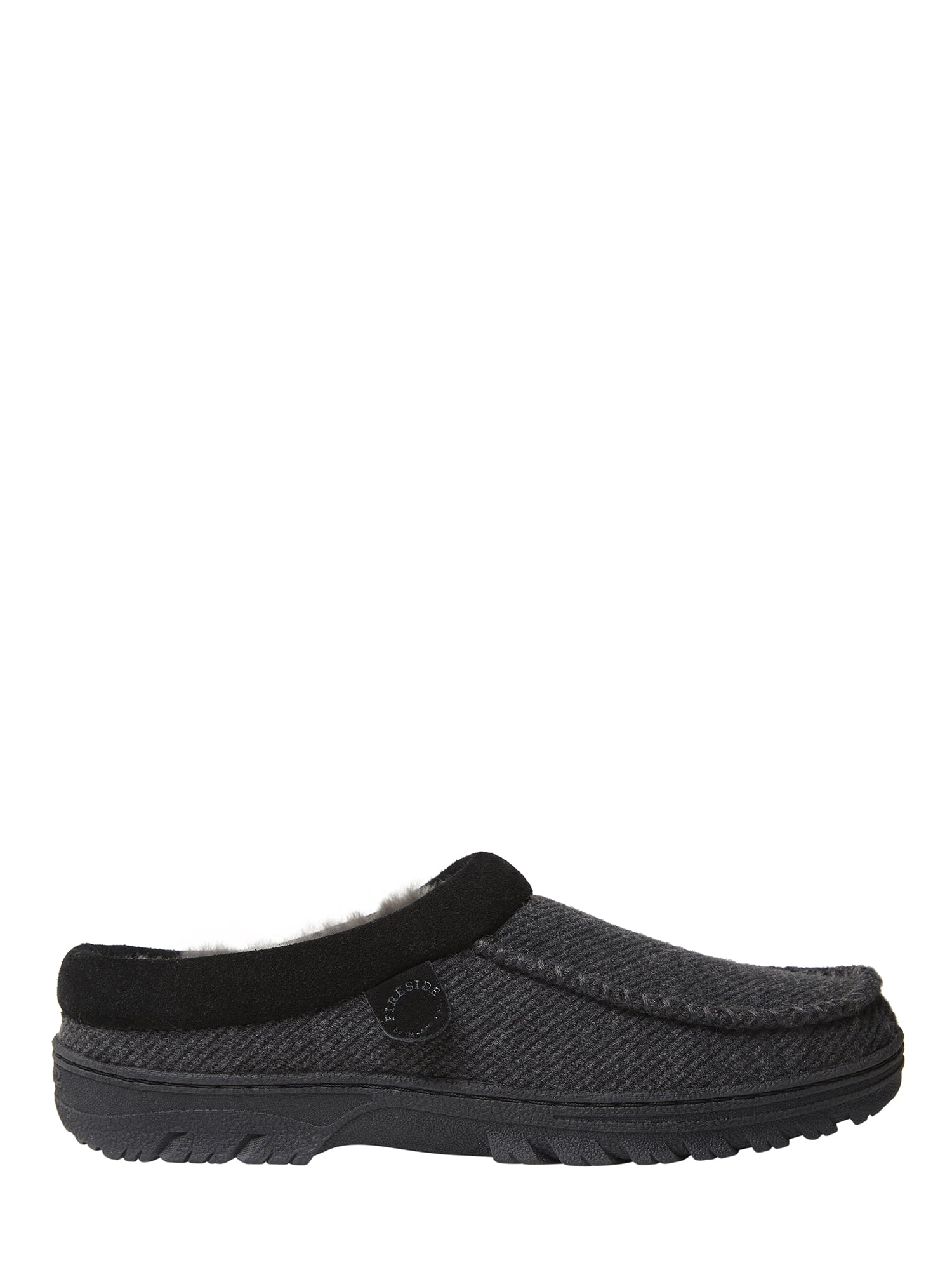 Fireside by Dearfoams Men's Multi Fabrication Clog Slippers