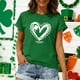 thumbnail image 5 of TaTaai Women's Fashion Round Neck Short Sleeve Tops St. Patrick's Day Novelty Print Casual T-Shirts Lightweight Soft Comfortable Tees for Daily Party Dating Gift, 5 of 7