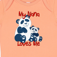 thumbnail image 4 of Inktastic My Nana Loves Me Panda Boys or Girls Baby Bodysuit, 4 of 5
