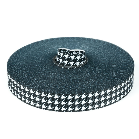 Country Brook Design® 5/8 inch Houndstooth Grosgrain Ribbon, 5 Yards