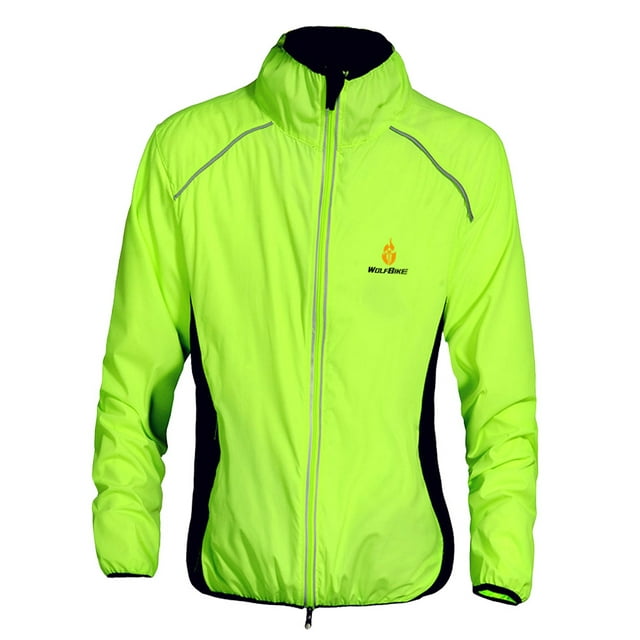 bicicleta chaqueta de ciclismo ropa deportiva abrigo de viento jersey xxl verde Sunnimix Chaqueta de ciclismo