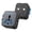 Midnight Black, variant on SKRSAN Aura Mini Universal Travel Adapter 2 Pack, Ultra-Compact International Plug for 200+ Countries (US/EU/UK/AU/AS), High-Power 10A Portable Power Converter for Business Trip (Midnight Black)
