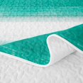 thumbnail image 5 of Homewish Green Horizontal Lines Quilt Full,Modern Artwork Full Bedspread Sets,3-Piece, 5 of 7