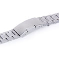 thumbnail image 4 of 20mm Stainless Steel Solid Links Bracelet Watch Band Strap Straight End (Silver), 4 of 7