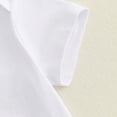 thumbnail image 6 of Kaprioy Boys Summer Outfits My First Easter Baby Boy Outfit Letter MY Easter Print Boy Bunny Short Sleeve Romper Pants Hat Boys Clothes, 6 of 8