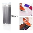 thumbnail image 4 of Freer 100Pcs Heat Erasable Pen Refills Fabric Marking Pens Pen Refill Refills for Embroidery Black, 4 of 9