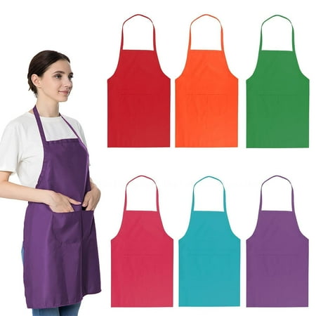 

QING SUN Apron Home Kitchen Apron Sleeveless Halter Apron Waterproof Oilproof and Hand Wipeable