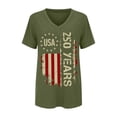 thumbnail image 2 of MAIHAN 250 Years America Shirt Women 4th Of July Shirt 4th Of July Crew Neck T-Shirts Shirt Summer Baggy Tops Patriotic Freedom Semiquincentennial Shirt for 250th Year, 2 of 4