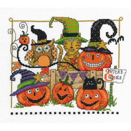 Boo Friends Counted Cross Stitch Kit, 9