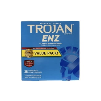 TROJAN Ultra Ribbed Stimulations Premium Lubricant Latex Condoms 36 ea