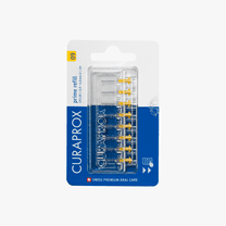Curaprox CPS 09 Prime Refill Interdental Brushes, Yellow, Gentle Cleaning of Tight Gaps, for Adults, 8 Count