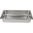 thumbnail image 1 of 1/1 Full Size 4" Deep Stainless Steel 25 Gauge Steam Table Pans, 1 Count, 1 of 1