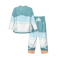 thumbnail image 2 of Kll Bathtub With Soap Bubbles Sleepwear Mens Flannel Pajamas,Long Cotton Pj Set, 2 of 9