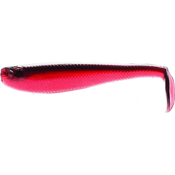 Z-Man SWIM4-39PK4 Elaztech Swimmerz Swimbait, 4", Red Shad, 4/Pack - SWIM4-39PK4
