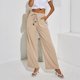 thumbnail image 5 of Pantalones Sueltos con Cordón,Pantalones De Pierna Ancha para Mujer Pantalones Largos De Salón Pantalones Rectos Sueltos para Mujer Características Líderes En Su Clase, 5 of 7