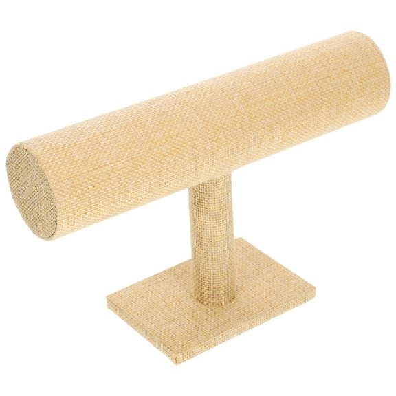 Table Top Decor Imitation Linen Bracelet Stand Jewelry Holder Organizer Holders Bangle Rack Eva