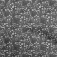 thumbnail image 1 of oneOone Velvet Gray Fabric Floral Sewing Craft Projects Fabric Prints By Yard 58 Inch Wide, 1 of 4