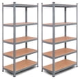 thumbnail image 2 of Gymax 72'' Heavy Duty Steel 5 Level Garage Shelf Metal Storage Adjustable Shelves Unit, 2 of 8