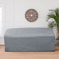 thumbnail image 4 of Mainstays Sandell 76 Inch Outdoor Loveseat Cover in Gray, Medium, 4 of 4