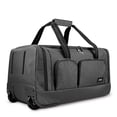 thumbnail image 1 of Bolso Duffle con Ruedas Solo New York Leroy 30L Gris 30x56x30 cm, 1 of 6