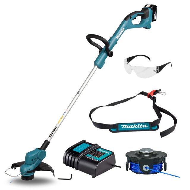 Desbrozadora Inalámbrica Makita 18v Batería De 3.0 Ah