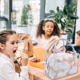 thumbnail image 3 of Fashion Well Design Insulated Lunch Bag Portable Warm Keeping  Lunch Bag For Office Work Reusable Lunch Box, 3 of 3