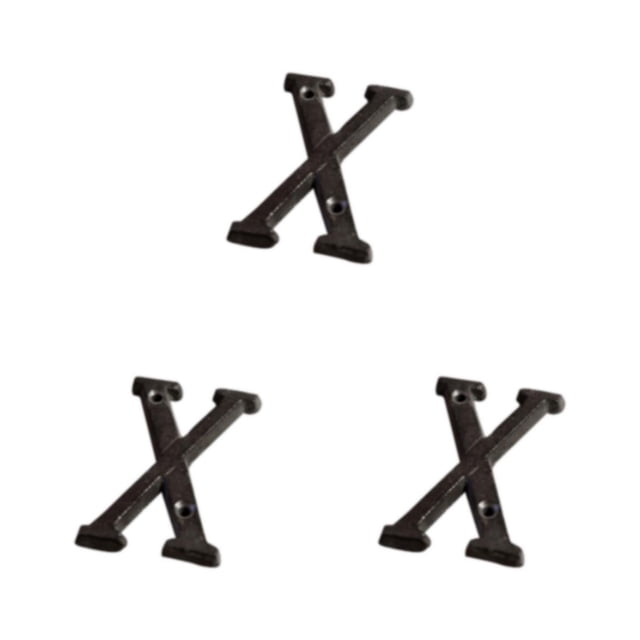 Cateissary Placa de número de casa de Metal, decoración de puerta duradera y resistente al óxido, decoración de puerta impecable B17--X Type1 NO1