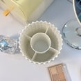 thumbnail image 3 of unbranded White Rotating Makeup Brush Cup Pen Holder Cosmetic Organizer for Desk Use, 3 of 8