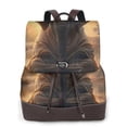 thumbnail image 1 of Disketp Lake Meditating Elephant Mochila de Cuero para Mujer, Bolso de Espalda Antirrobo con Estilo para Viaje, Trabajo y Uso Diario, 1 of 4