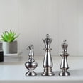 thumbnail image 6 of 3 Pieces Chess Statues Chessman Figurine, Novelty Chess Pieces Queen Sculpture Arrangement Livingroom Tabletop Decoration Home Decor, 6 of 8