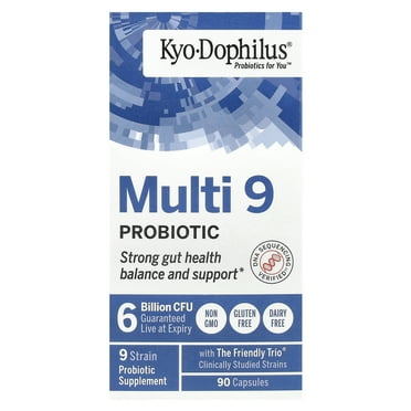 Kyolic Kyo-Dophilus Multi 9 Probiotic 6 Billion Cfu 90 Caps