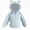 Sky Blue, variant on DJDLJWCJ Toddler Baby Boys Hooded Jacket Fleece Lined Warm Jacket Full Zipper Winter Coat Navy Size 3-6M