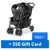 [$50 Savings] Chicco Cortina Together Double Stroller, Minerale with Free $50 Gift Card