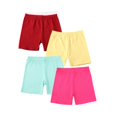 thumbnail image 3 of KAUOD 4 Pack Girls Bike Shorts Kids Running Athletic Dance Cartwheel Shorts Summer Plain Comfy Under Dress Short Pants, 3 of 3