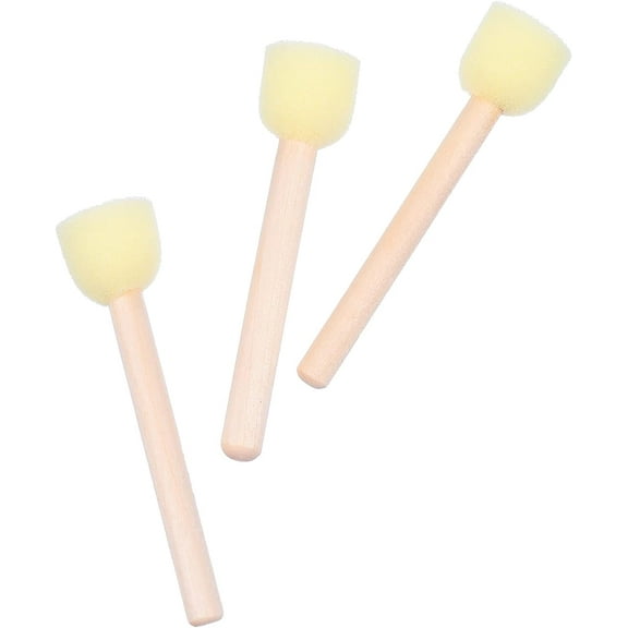 20Pcs Set Sponge Foam Brush kidsSponge Brushes Paint Roller Brush Painting Crafts Sponge Stamp