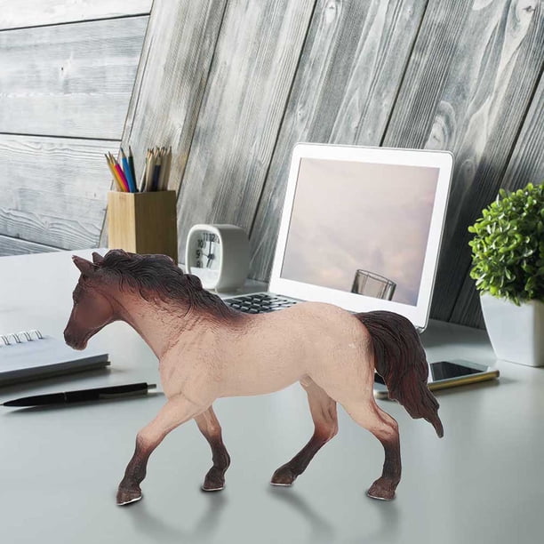 Modelo de caballo, estatuilla de caballo sólido de simulación, modelo de caballo de juguete, modelo de caballo de plástico, uso conveniente