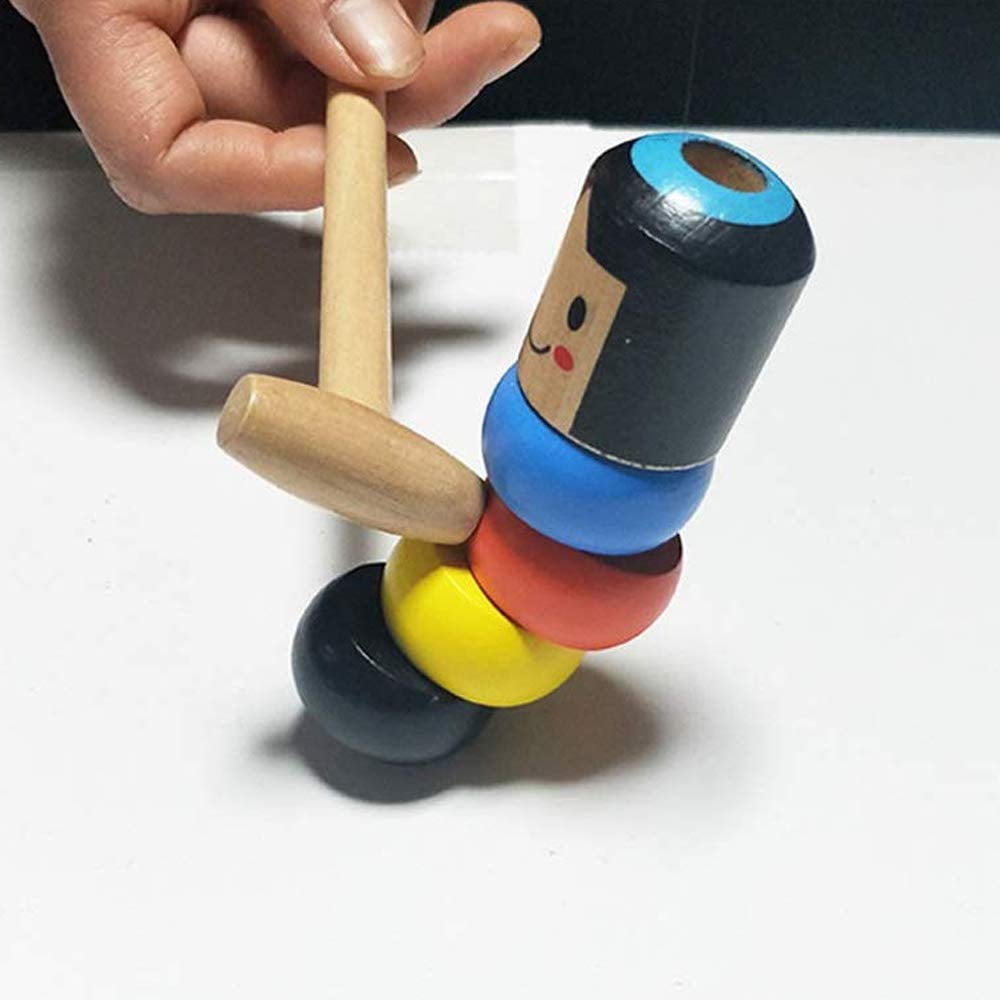 Unbreakable wooden man Magic Toys-High Quality 